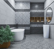 Плитка напольная 38.5х38.5 Грейс арт.01-10-1-16-00-06-2331 серый пэчворк /Belleza (0,888м2) Плитка напольная 38.5х38.5 Грейс арт.01-10-1-16-00-06-2331 серый пэчворк /Belleza (0,888м2)