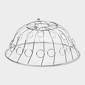 Фруктовница Доляна, 24х24х10 см, хромированная 133641 Фруктовница Доляна, 24х24х10 см, хромированная 133641