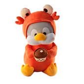 Мягкая игрушка Пингвинчик в кигуруми, 35 см, микс, 550-855 Мягкая игрушка Пингвинчик в кигуруми, 35 см, микс, 550-855