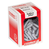 Дюбель полипропилен.S 8x40 (200 шт) Дюбель полипропилен.S 8x40 (200 шт)