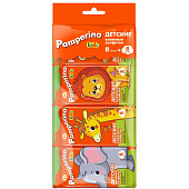  Влажные салфетки детские Pamperino Kids с ромашкой и витамином Е mix 8шт 
