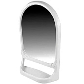 Зеркало в пластиковой раме с полкой белое М3130 Зеркало в пластиковой раме с полкой белое М3130