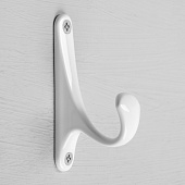 Крючок мебельный CAPPIO CLASSIC белый 9617924 Крючок мебельный CAPPIO CLASSIC белый 9617924