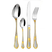 Набор столовых приборов Hoffburg HB-24008GS Paradise Набор столовых приборов Hoffburg HB-24008GS Paradise