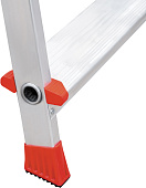 Стремянка алюминиевая 6 ступеней, высота платформы 129см, макс. нагр. 225кг., Новая высота Стремянка алюминиевая 6 ступеней, высота платформы 129см, макс. нагр. 225кг., Новая высота