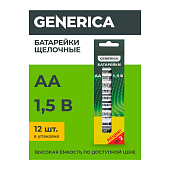 Батарейка LR06/АА Alkaline, 10+2шт GENERICA Батарейка LR06/АА Alkaline, 10+2шт GENERICA