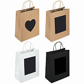 Пакет подарочный Золотая сказка Kraft Mix, 26x13x32см, ассорти, 591972 Пакет подарочный Золотая сказка Kraft Mix, 26x13x32см, ассорти, 591972
