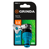  Адаптер  1/2" GRINDA  TСI-12, с внутренней резьбой, с хомутом,8-426320 