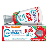 Зубная паста детская SENSODYNE PROЭмаль kids Клубничный коктейль 50мл Зубная паста детская SENSODYNE PROЭмаль kids Клубничный коктейль 50мл