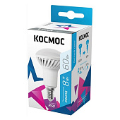 Лампа LED 8Вт Е14, грибовидная, 4500К нейтр. бел. КОСМОС Лампа LED 8Вт Е14, грибовидная, 4500К нейтр. бел. КОСМОС