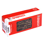 Саморезы универсальные желтые ШУж 4,5х60мм, потайная голова, 150шт Саморезы универсальные желтые ШУж 4,5х60мм, потайная голова, 150шт