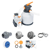 Фильтр-насос Bestway песочный 8327л/ч (2200гал/ч) арт.58499 Код258612 Фильтр-насос Bestway песочный 8327л/ч (2200гал/ч) арт.58499 Код258612