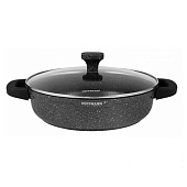  Кастрюля-жаровня Hoffmann 3,7 л черная НМ 9469 