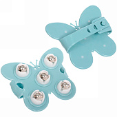  Массажер для тела "Butterfly", 5 роликов, 11х9,5 см, голубой, 253-232 