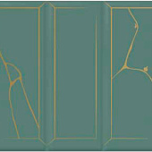  Декор 60х20 Роса Рок арт.1664-0214-1001 Зеленый /Лассельсбергер 