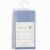  Наволочка 70х70 Этель хлопок, поплин, голубой, 9241742 