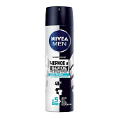 Дезодорант спрей Nivea мужской Защ. Черн/Бел 150 мл Дезодорант спрей Nivea мужской Защ. Черн/Бел 150 мл