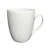 Кружка, 360 мл, твердый фарфор, Palmera, PAL036WE302 Кружка, 360 мл, твердый фарфор, Palmera, PAL036WE302