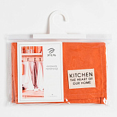 Полотенце кухонное «Этель» Kitchen, 40?73 см, оранжевое, хлопок 100%, саржа 220 г/м? 7866020 Полотенце кухонное «Этель» Kitchen, 40?73 см, оранжевое, хлопок 100%, саржа 220 г/м? 7866020
