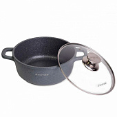 Кастрюля 20х8,5см из литого алюминия с антипригарным покрытием 4424 Кастрюля 20х8,5см из литого алюминия с антипригарным покрытием 4424