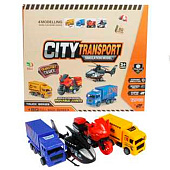  Набор машинок Транспорт, микс, BP781 