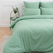  Пододеяльник 205х217 Цвет Эмоций поплин, хлопок, шалфей, 1566 