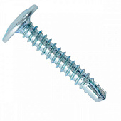  Саморезы металл-металл ШСММ со сверлом, усиленный 4,2х32мм, 50шт, цинк 