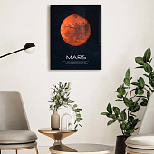  Картина стекло Марс 40х50 