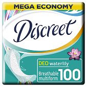 Ежедневные гигиенические прокладки Дискрит Deo Water Lily Multiform 100шт Ежедневные гигиенические прокладки Дискрит Deo Water Lily Multiform 100шт