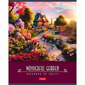 Тетрадь А5 96л скрепка клетка матовая ламинация, тиснение, Дивный сад, 96Т5лтВ1 Тетрадь А5 96л скрепка клетка матовая ламинация, тиснение, Дивный сад, 96Т5лтВ1