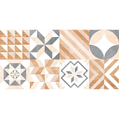 Плитка  50х25 Marmaris белый пэчворк GT129VG /Global Tile (1,375м2)