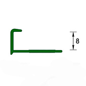  Профиль наружный  8мм 2,5м "Деконика" 001-0 Белый 