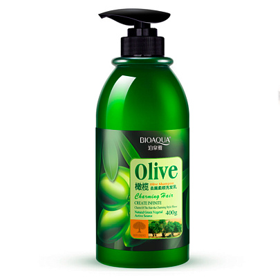  Шампунь для волос Bioaqua Olive увлажняющий 400гр 
