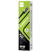 Кабель USB - Lightning, 2А 1м PERFEO AVANGARD черный Кабель USB - Lightning, 2А 1м PERFEO AVANGARD черный