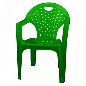  Кресло пластиковое, зеленое 