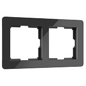  Рамка 2-м Acrylic черный/W0022708 