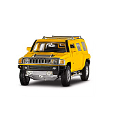 Машина металлическая ТМ Автопанорама 1:43 Hummer H3 цвет: желтый, JB1251268