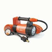 Компрессор AGR-35L 35л/мин 180W 12V 10Атм, с насадками, Агрессор с фонарем Компрессор AGR-35L 35л/мин 180W 12V 10Атм, с насадками, Агрессор с фонарем