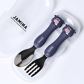 Набор детских столовых приборов в футляре «Коровки», 10105355 Набор детских столовых приборов в футляре «Коровки», 10105355