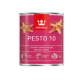 Эмаль матовая Tikkurila PESTO 10 База C 0,9л Эмаль матовая Tikkurila PESTO 10 База C 0,9л