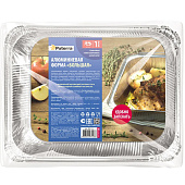 Форма алюминиевая "БОЛЬШАЯ" PATERRA, 32х25,5х5 см, 3 л, 1 шт. в упаковке 402-712 Форма алюминиевая "БОЛЬШАЯ" PATERRA, 32х25,5х5 см, 3 л, 1 шт. в упаковке 402-712