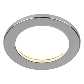 Светильник точечный встраиваемый GX53 KL95 15Вт круг хром влагозащ IP44 (d110/монтажн d100) /ЭРА Светильник точечный встраиваемый GX53 KL95 15Вт круг хром влагозащ IP44 (d110/монтажн d100) /ЭРА