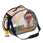  Сумка - переноска для животных "Малыш Айки", 42х28х32 см, до 13 кг, 351-944 