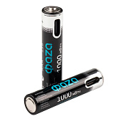Аккумулятор AAA-1000мАч(2шт) зарядка от Type-C шнур в комплекте USB ФАZА Аккумулятор AAA-1000мАч(2шт) зарядка от Type-C шнур в комплекте USB ФАZА