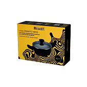 Кастрюля 4,2л. с крышкой 24см Linea GRANITO NERO 93-AL-GN-4-24