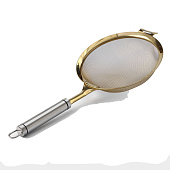 Сито для просеивания Magistro Arti gold, 6х16х35 см, золотой 7139493