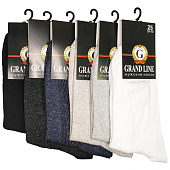  Мужские носки GRAND LINE (М-60), св-серый, р. 27 