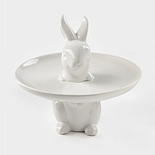  Блюдо для пирожных Доляна «Кролл», 18?18 см, белый 5478758 