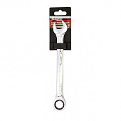 Ключ комбинированный трещоточный, 19мм, CrV, зеркальный хром, Matrix Professional Ключ комбинированный трещоточный, 19мм, CrV, зеркальный хром, Matrix Professional