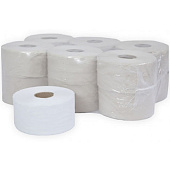 Туалетная бумага д/диспенсера 200м (белый) Туалетная бумага д/диспенсера 200м (белый)